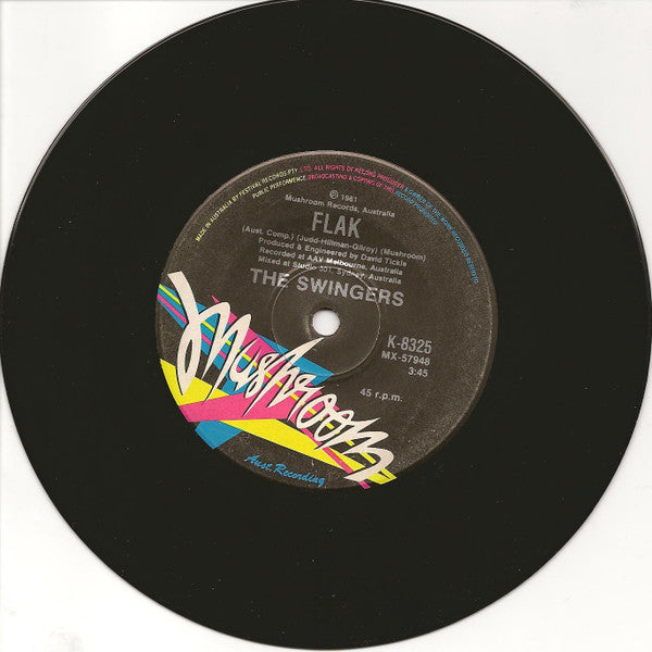 The Swingers : It Ain't What You Dance, It's The Way You Dance It (7", Single)