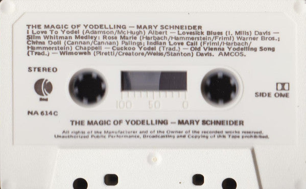Mary Schneider (2) : The Magic Of Yodelling (Cass, Album, Dol)