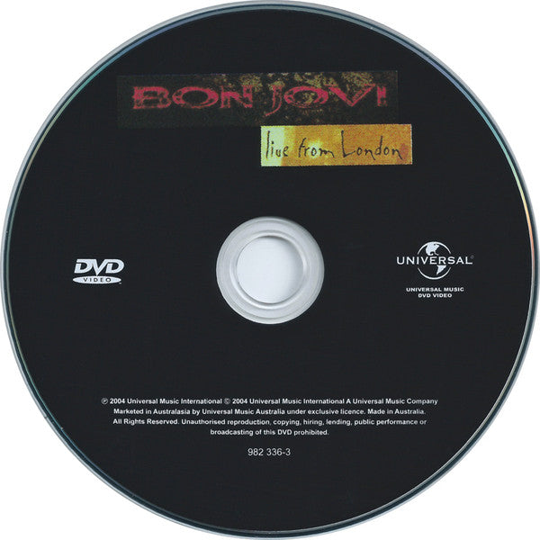 Bon Jovi : Live From London (DVD-V, RE, PAL)