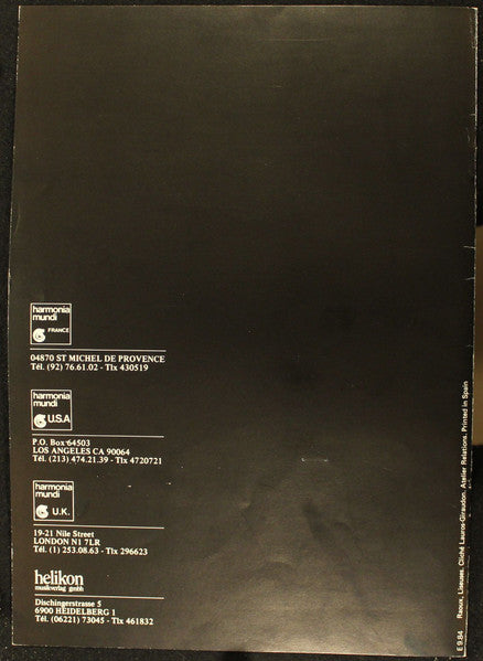 Various : Dictionnaire Des Danses De La Renaissance (3xLP + Box)