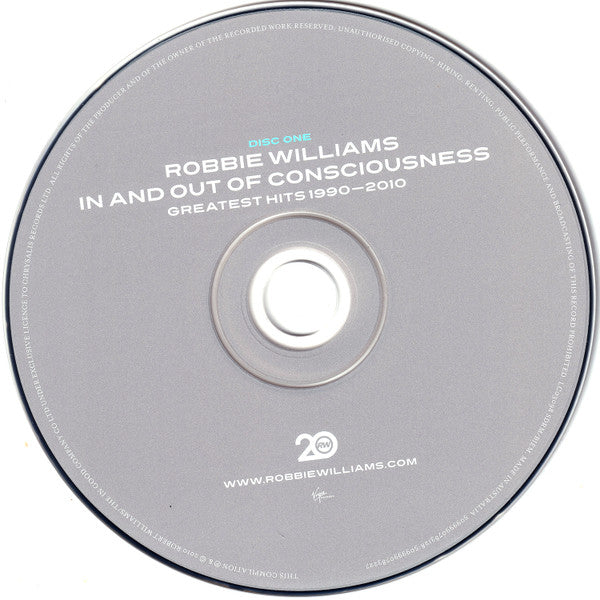 Robbie Williams : In And Out Of Consciousness (Greatest Hits 1990-2010) (2xCD, Comp)