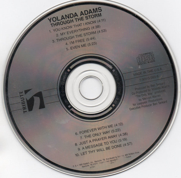 Yolanda Adams : Through The Storm (CD)