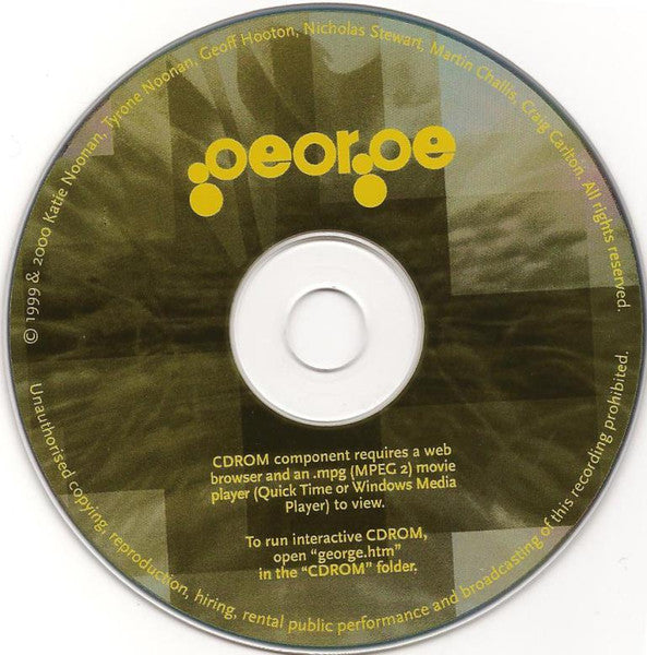 George (7) : Bastard Son / Holiday (CD, EP, Enh)