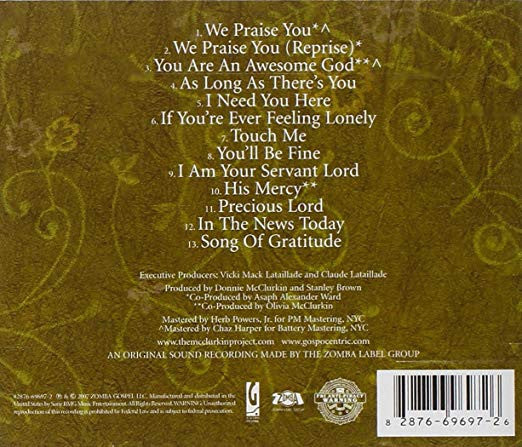 The McClurkin Project : We Praise You (CD, Album)