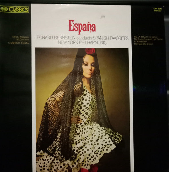 Leonard Bernstein Conducts Spanish Favorites New York Philharmonic : España (LP)