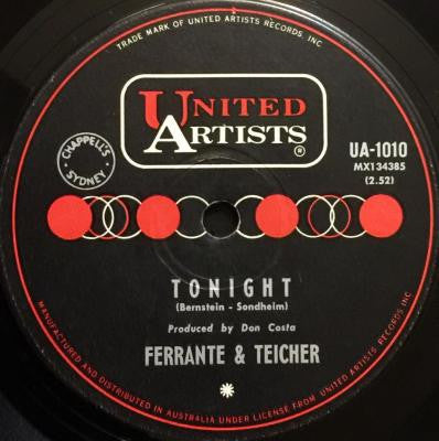 Ferrante & Teicher : Tonight (7", Single)
