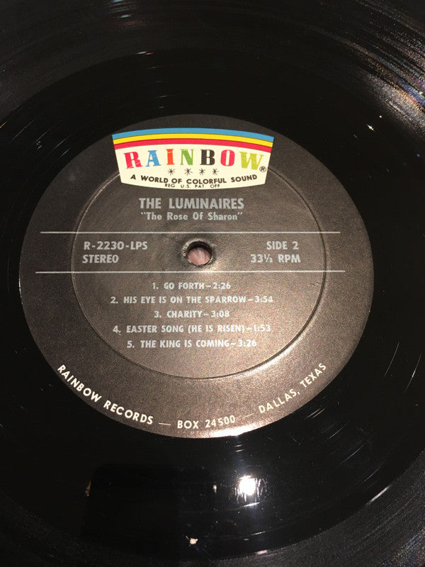 The Luminaires : The Rose Of Sharon (LP, Album)