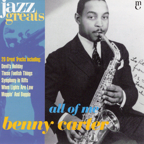 Benny Carter : All Of Me (CD, Comp)