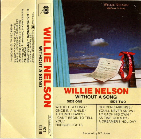 Willie Nelson : Without A Song (Cass, Album, Dol)