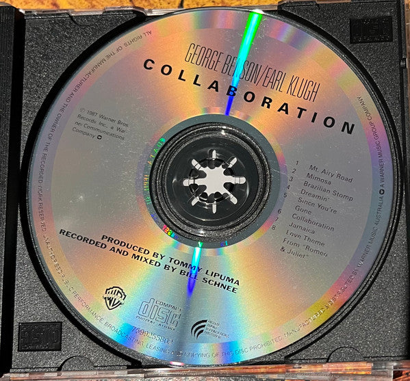 George Benson / Earl Klugh : Collaboration (CD, Album, RE)
