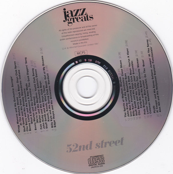 Various : 52nd Street (CD, Comp)