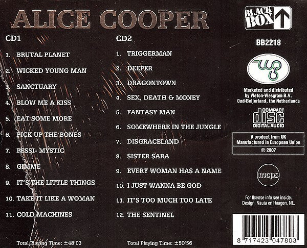 Alice Cooper (2) : Wicked Young Man (2xCD, Comp)