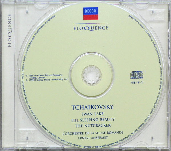 Pyotr Ilyich Tchaikovsky, L'Orchestre De La Suisse Romande, Ernest Ansermet : Great Ballet Suites: Swan Lake • The Sleeping Beauty • The Nutcracker (CD, Comp)