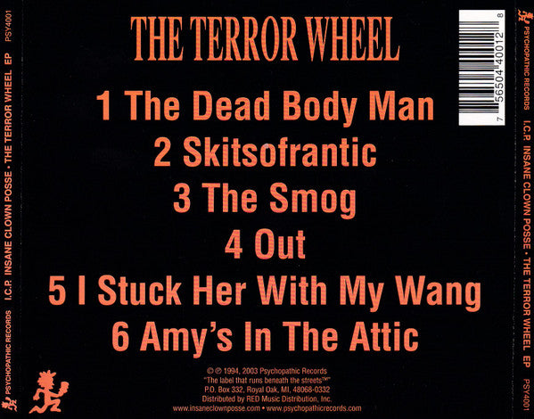 I.C.P.* : The Terror Wheel (CD, EP, RE)