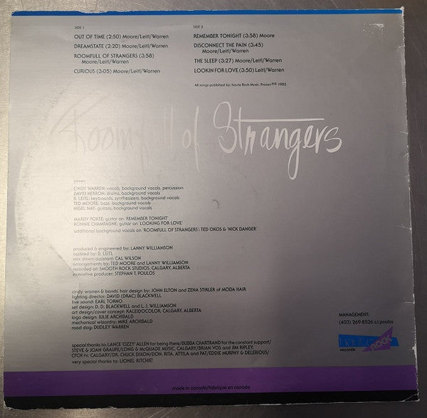 Cindy Warren : Room Full Of Strangers (LP)