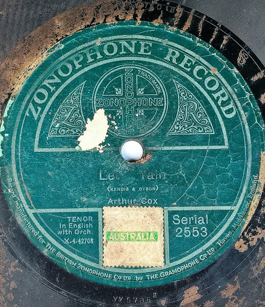 Arthur Cox (2) : After The Storm / Let It Rain (Shellac, 10")