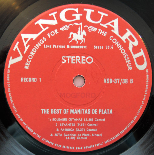 Manitas De Plata : The Best Of Manitas De Plata - Guitarra Flamenco (2xLP, Comp, Ga)
