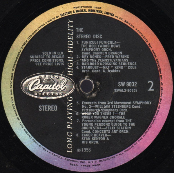 Various : The Stereo Disc (LP, Lab)