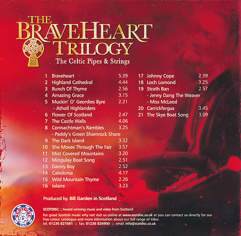 The Celtic Pipes & Strings : The Braveheart Trilogy (CD, Album)