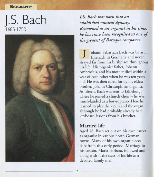 Johann Sebastian Bach : Baroque Masterpieces (CD, Comp)