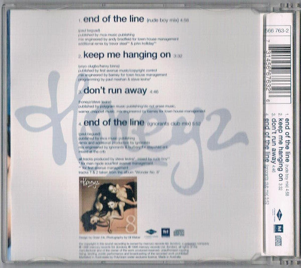 Honeyz : End Of The Line (CD, Single, Jew)