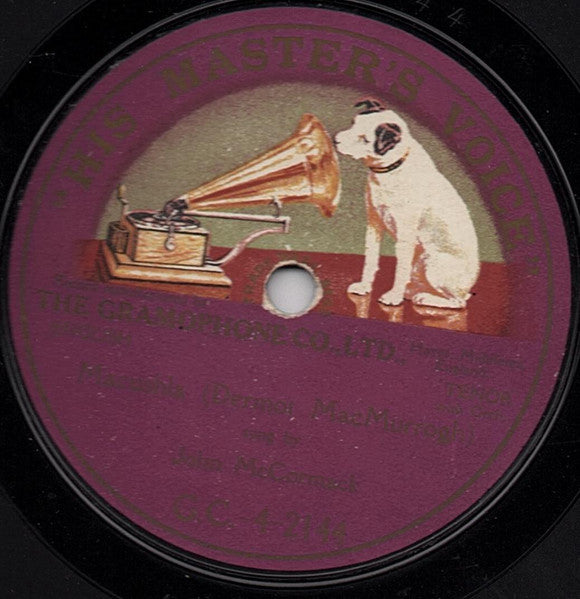 John McCormack (2) : Macushla (Shellac, 10", S/Sided, 81 )