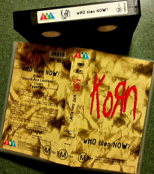 Korn : Who Then Now? (VHS, PAL)