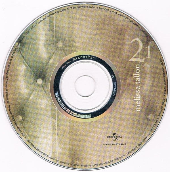 Melissa Tallon : 21 (CD, Album)