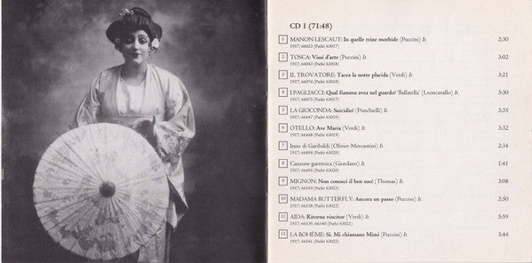 Claudia Muzio : The Complete Pathé Recordings (1917-18) (2xCD, Comp)