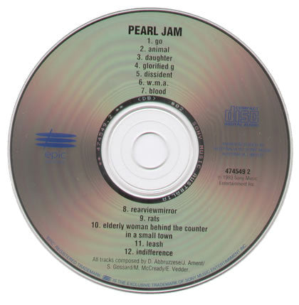 Pearl Jam : Vs. (CD, Album)