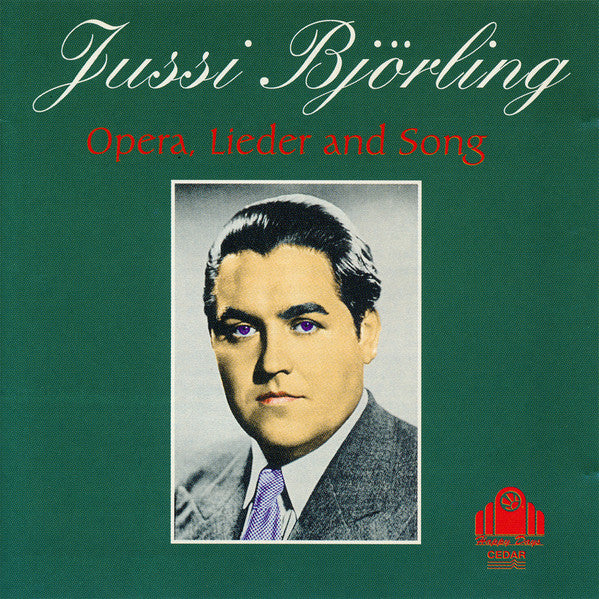 Jussi Björling : Opera, Lieder & Song (CD, Comp, Mono)
