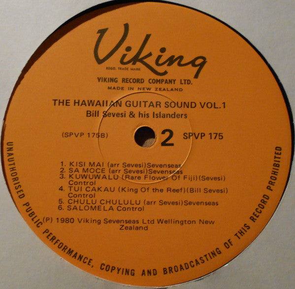 Bill Sevesi And His Islanders* : The Hawaiian Guitar Sound Volume 1 (LP)
