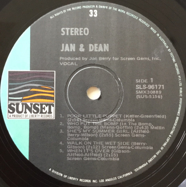 Jan & Dean : Jan & Dean (LP, Comp, RE)