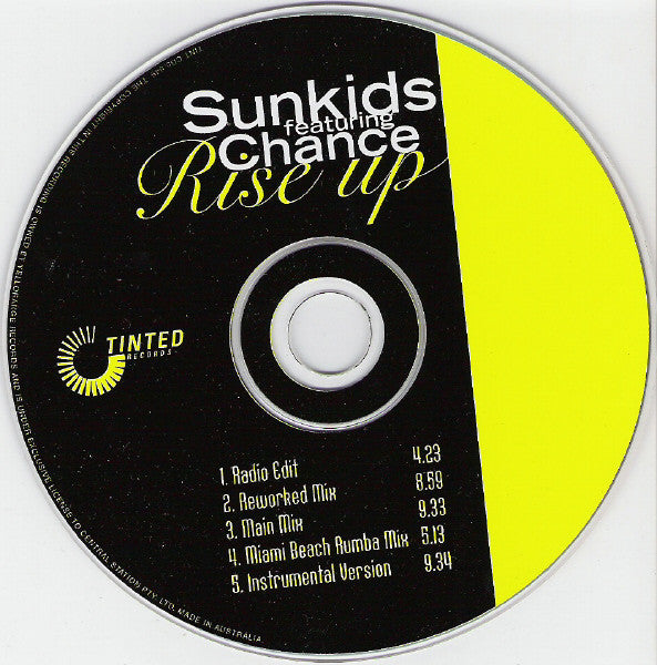 Sunkids Feat. Chance : Rise Up (CD, Maxi)