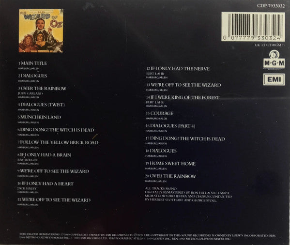 Various : The Wizard Of Oz (CD, Mono, RE)
