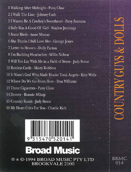 Various : Country Guys & Dolls (Cass, Comp)