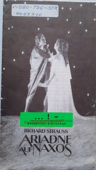 Strauss*, Janowitz*, Gruberova*, Baltsa*, King*, Walter Berry, Karl Böhm : Ariadne Auf Naxos (VHS, PAL)