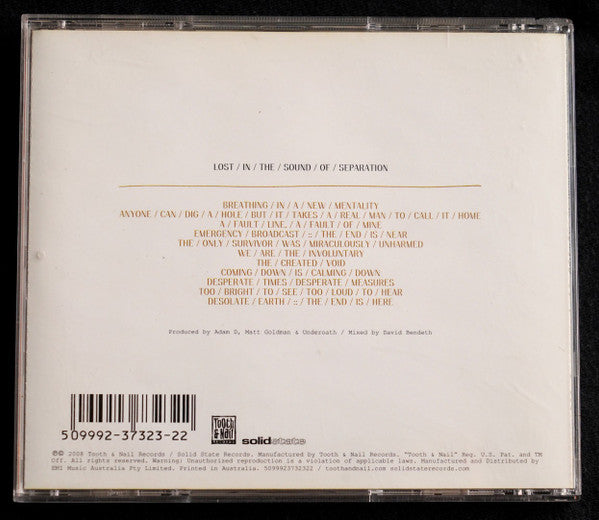Underoath : Lost In The Sound Of Separation (CD, Album)