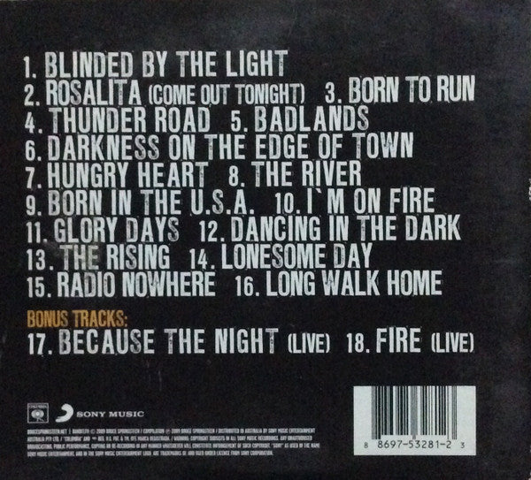 Bruce Springsteen & The E Street Band* : Greatest Hits (CD, Comp, Gat)