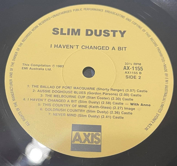 Slim Dusty : I Haven't Changed A Bit (LP, Comp)