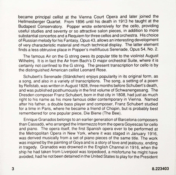 Maria Kliegel, Raymund Havenith : Virtuoso Cello Encores (Dance Of The Green Devil • Die Biene • Vocalise • Fantasy On Little Russian Songs • Cantilena) (CD)