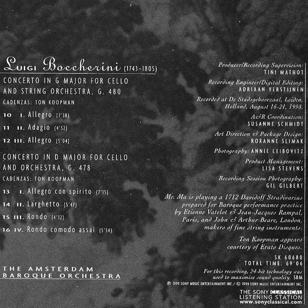 Yo-Yo Ma, Ton Koopman, The Amsterdam Baroque Orchestra : Simply Baroque (CD, Album)