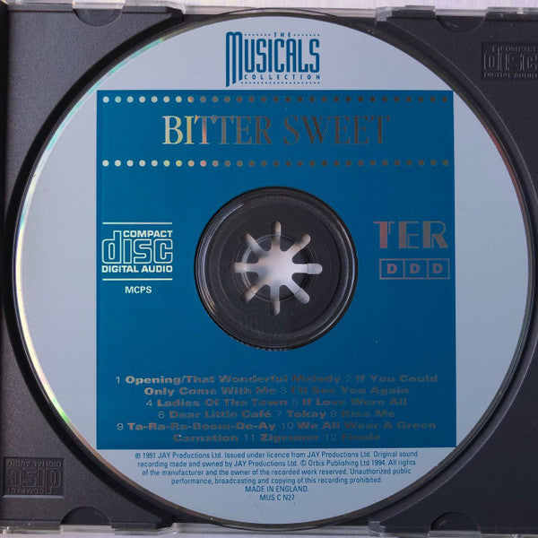 Noël Coward : Bitter Sweet (CD, Album)