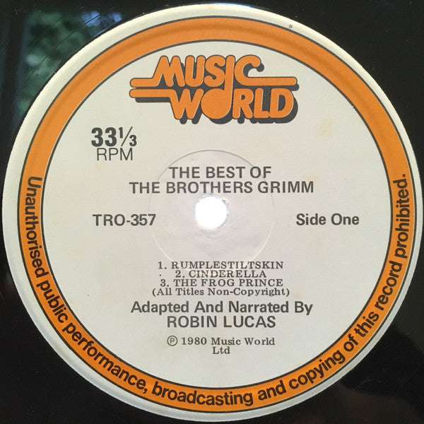 Robin Lucas : The Best Of Brothers Grimm (LP)