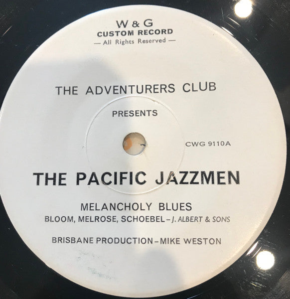 The Pacific Jazzmen : Melancholy Blues (7")