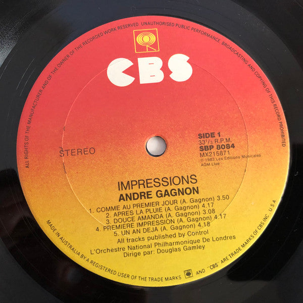 André Gagnon : Impressions (LP, Album)