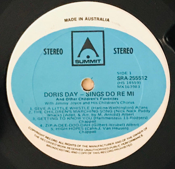 Doris Day : Doris Day Sings Do-Re-Mi (LP, Album, RE)