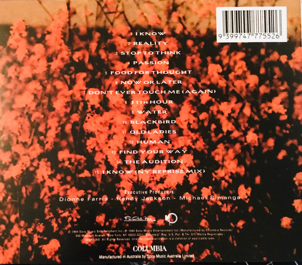 Dionne Farris : Wild Seed - Wild Flower (CD, Album)