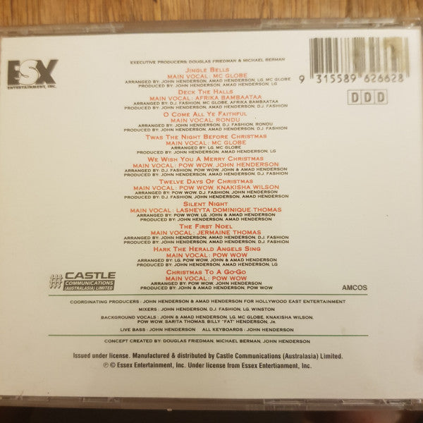 The Grand Rapmasters Featuring Afrika Bambaataa, MC G.L.O.B.E., Pow Wow : Christmas Rappin' (CD, Album)