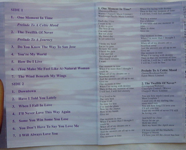 Jane McDonald : Jane McDonald (Cass, Album)